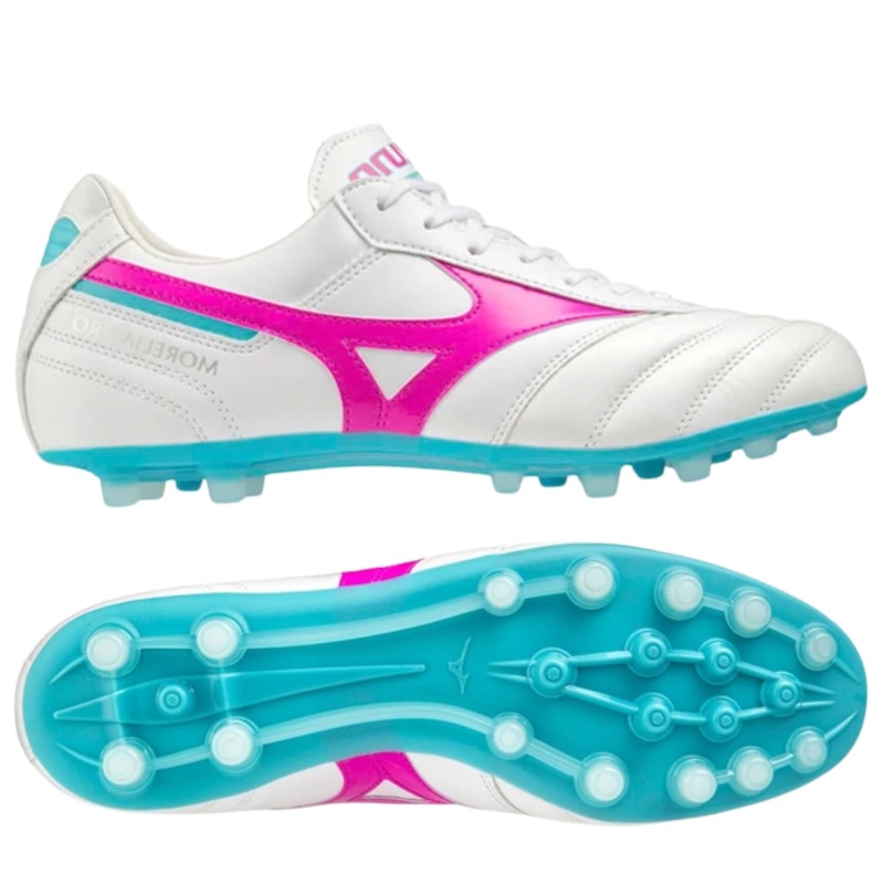 Mizuno Morelia II Pro AG - P1GA231466 - Màu Trắng/Hồng