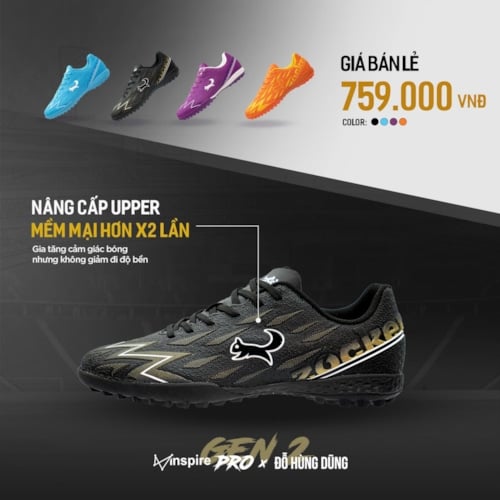 Zocker Inspire Pro Gen 2 - Màu Đen