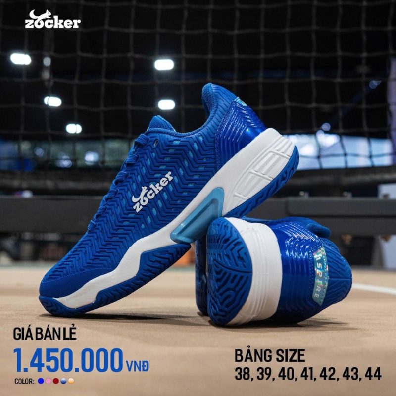 Giày Pickleball Zocker Aspire - Blue
