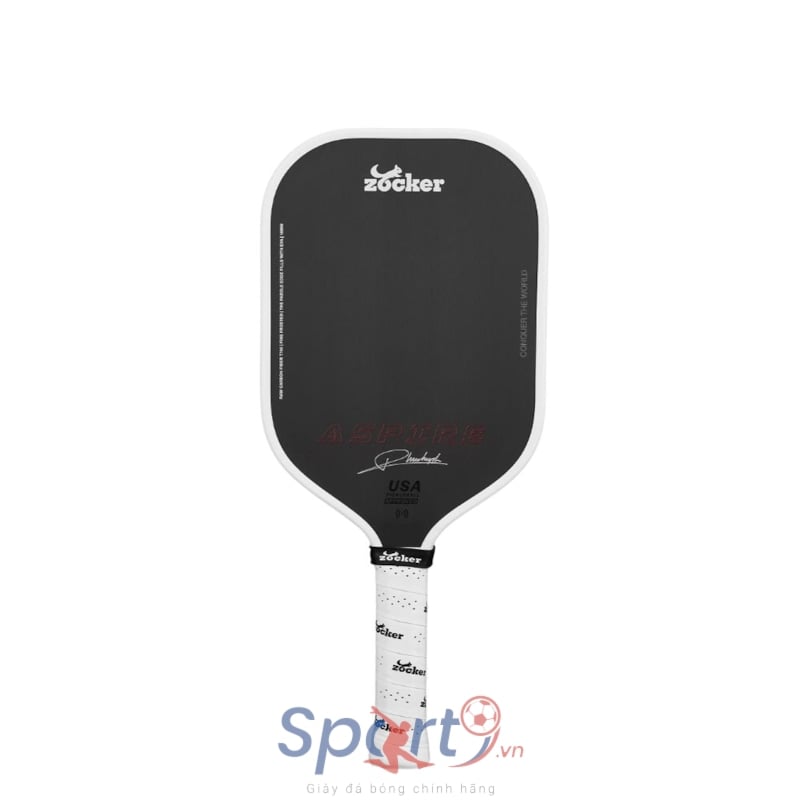 Vợt Pickleball Zocker Aspire x Phúc Huỳnh - Màu Trắng