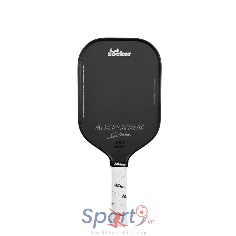 Vợt Pickleball Zocker Aspire x Phúc Huỳnh - Màu Đen