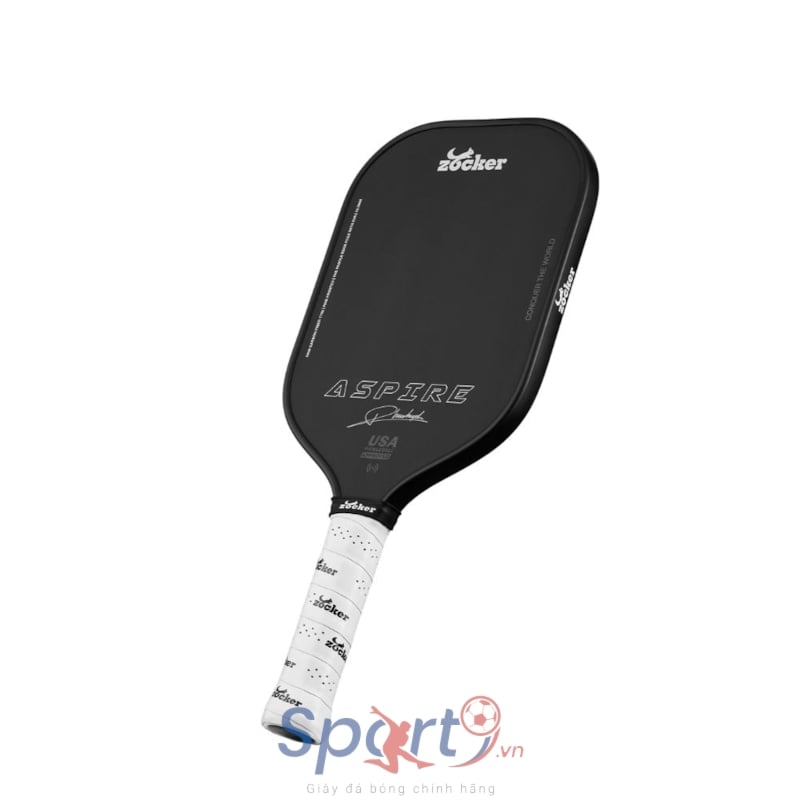 Vợt Pickleball Zocker Aspire x Phúc Huỳnh - Màu Đen
