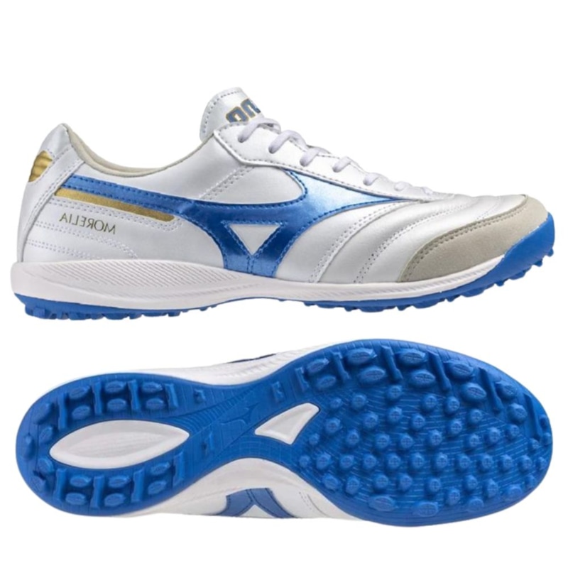 Mizuno Morelia Sala Elite TF - Trắng Xanh - Q1GB241225