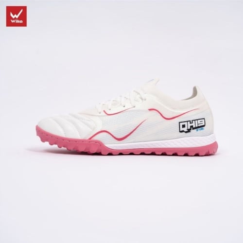 Giày đá bóng Wika QH19 Z-Vol - Màu Trắng/Hồng
