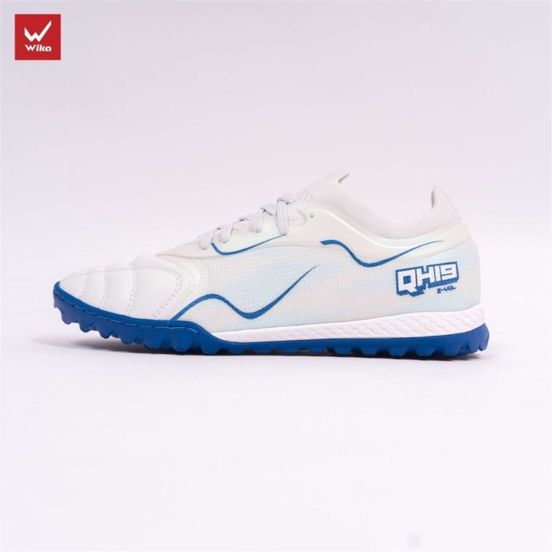 Giày đá bóng Wika QH19 Z-Vol - Màu Trắng/Xanh