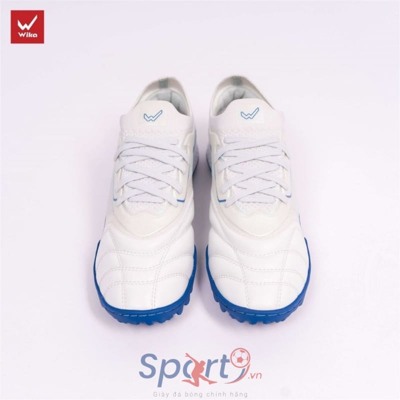 Giày đá bóng Wika QH19 Z-Vol - Màu Trắng/Xanh