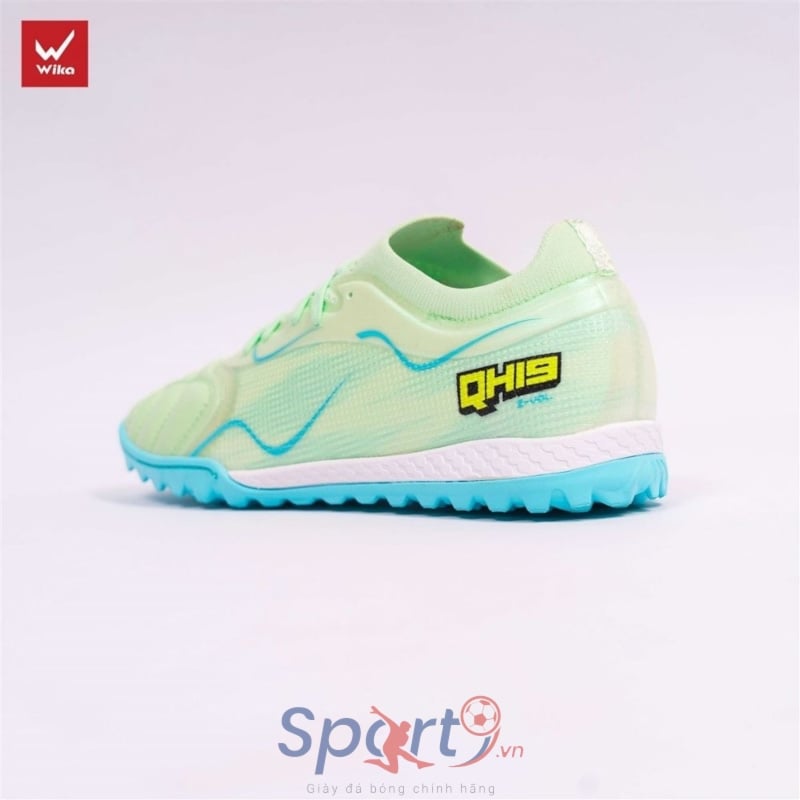Giày đá bóng Wika QH19 Z-Vol - Màu Vàng Xanh