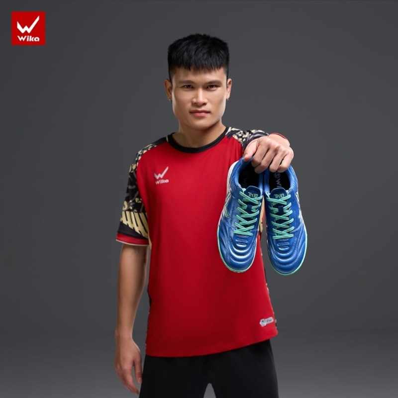 Giày đá bóng Wika TH10 - Màu Xanh Navy