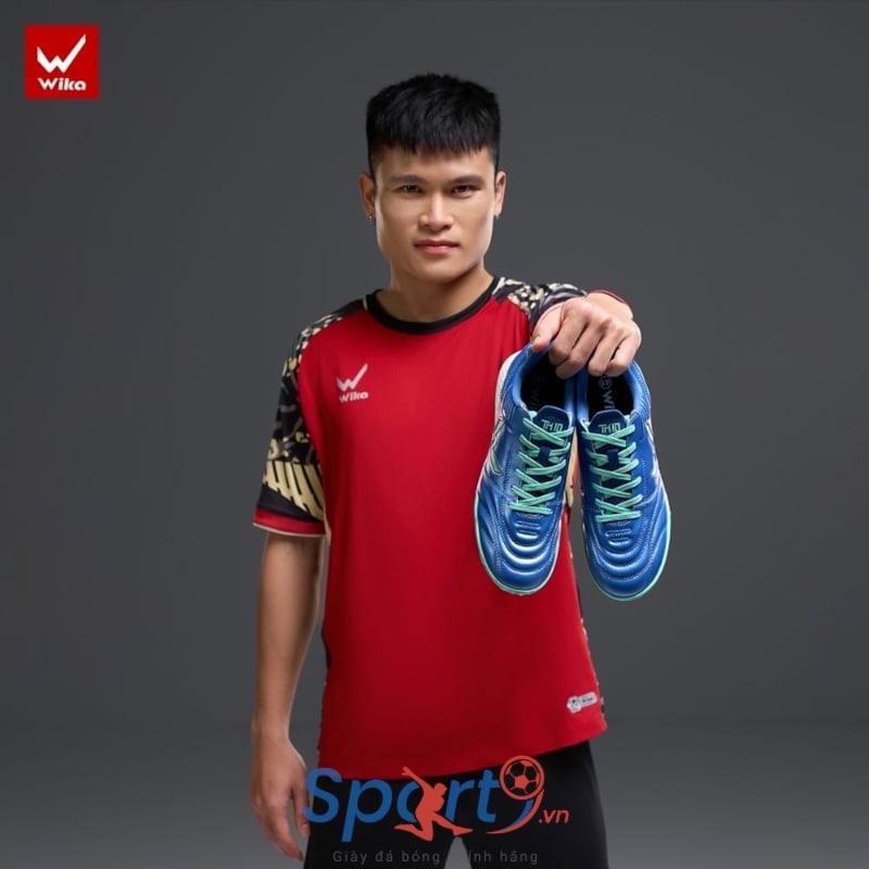 Giày đá bóng Wika TH10 - Màu Xanh Navy