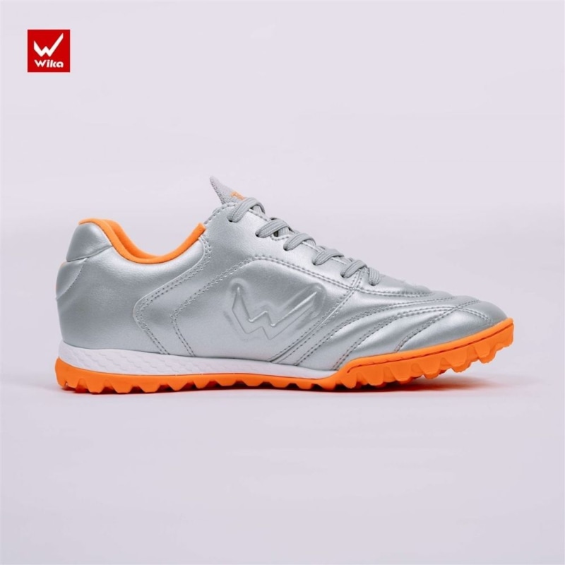 Giày đá bóng Wika TH10 - Màu Bạc/Cam
