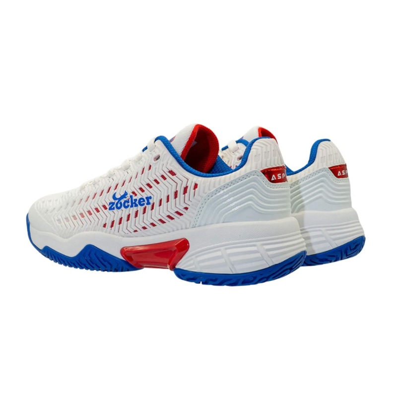 Giày Pickleball Zocker Aspire - White/Blue