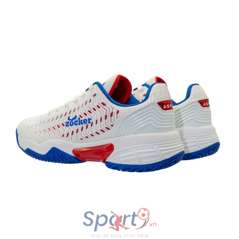 Giày Pickleball Zocker Aspire - White/Blue