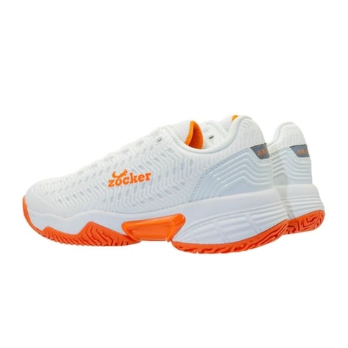 Giày Pickleball Zocker Aspire - White/Orange