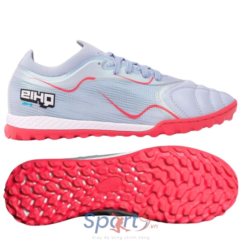 Giày đá bóng Wika QH19 Z-Vol - Màu Xám/Hồng