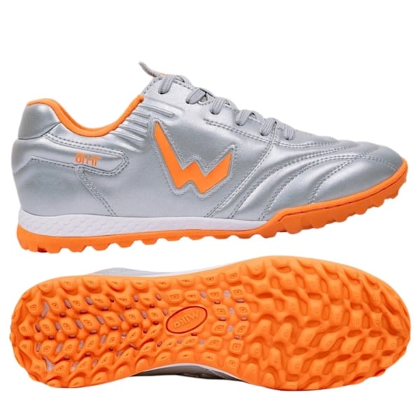 Giày đá bóng Wika TH10 - Màu Bạc/Cam