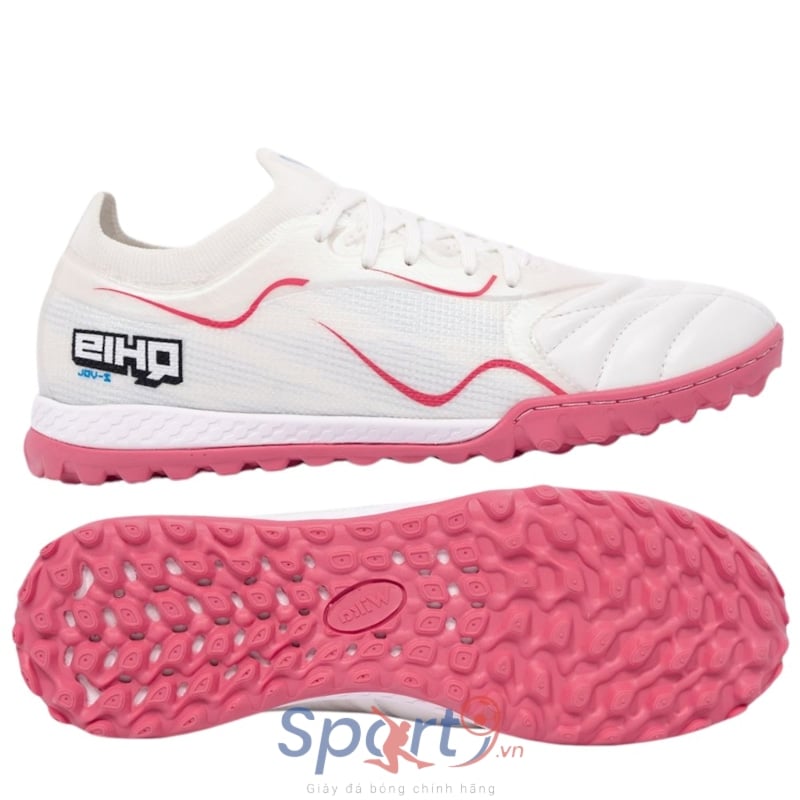 Giày đá bóng Wika QH19 Z-Vol - Màu Trắng/Hồng