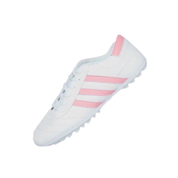 Giày đá bóng Wika 3 sọc CT3 - Màu Trắng/Hồng