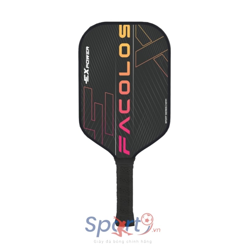 Vợt Pickleball Facolos ExPower 14mm - Black/Pink