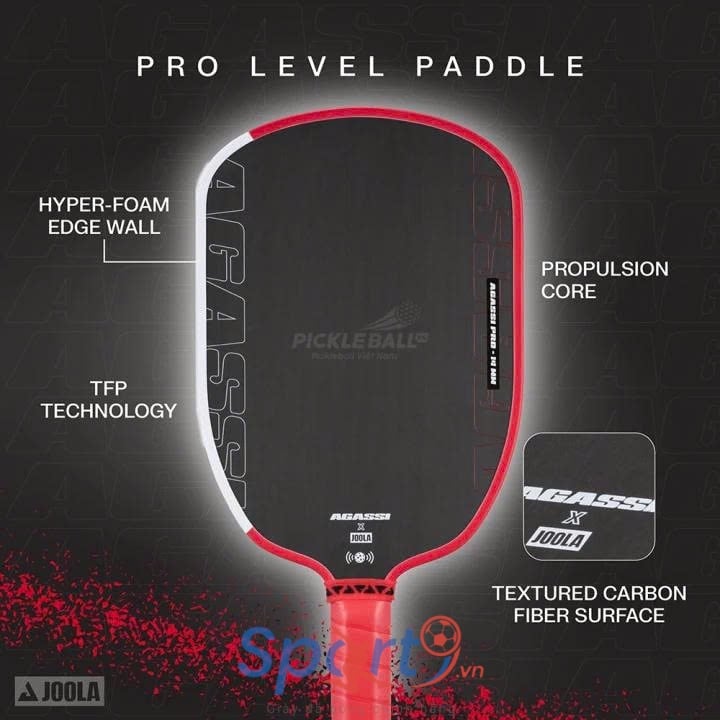 Vợt Pickleball Joola Agassi Pro 14mm
