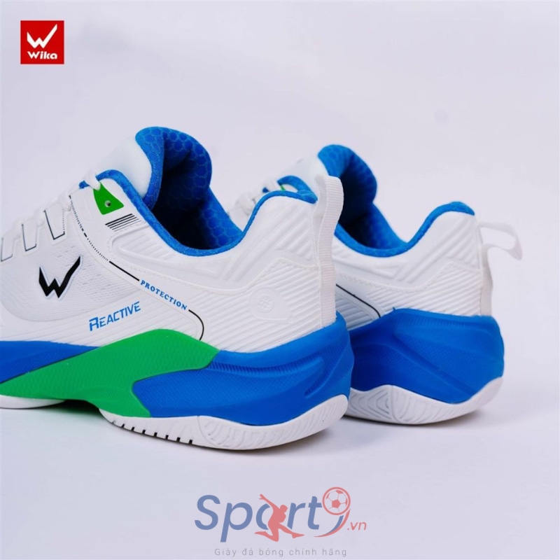 Giày Pickleball Wika Ruta Quang Dương - Trắng/Xanh