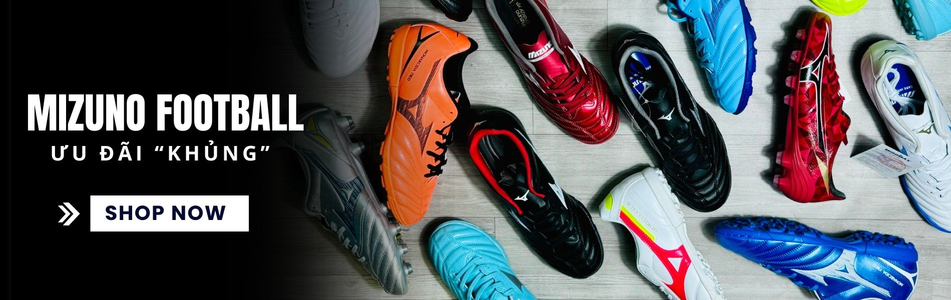 Giày đá bóng Mizuno giảm giá	
