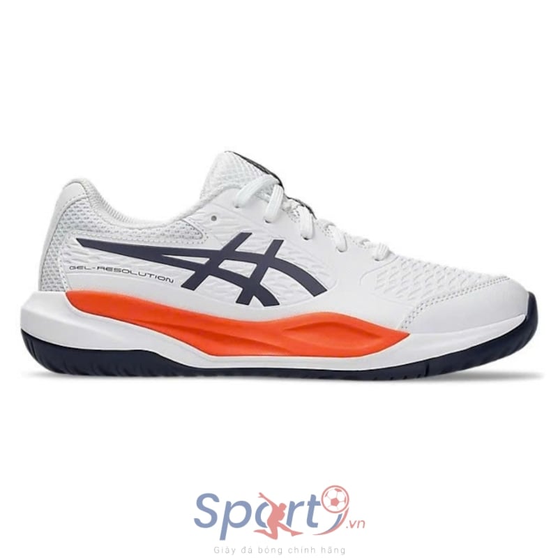 Giày Asics Gel Resution X GS 1044A081 - 110 White/Greyish Purple