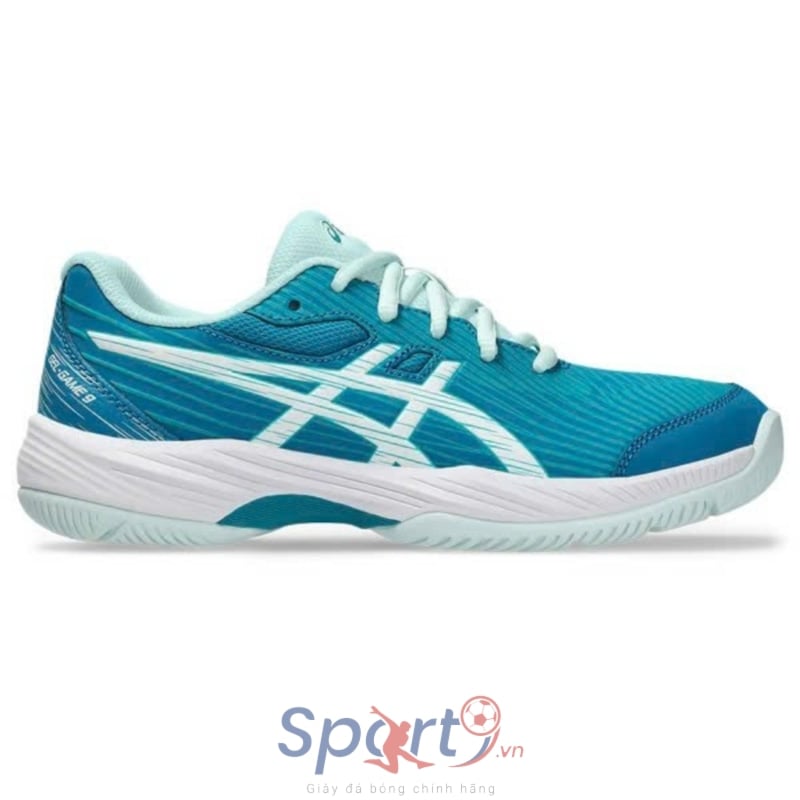 Giày Asics Gel Game GS 1044A052 - 406 Teal Blue/White