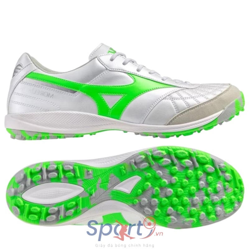Mizuno Morelia Sala Japan TF Frontier - Trắng/Xanh Lá - Q1GB251137