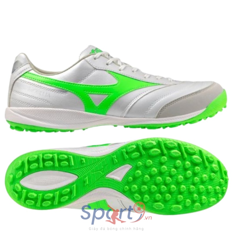 Mizuno Morelia Sala Pro TF Frontier - Trắng/Xanh Lá - Q1GB251337