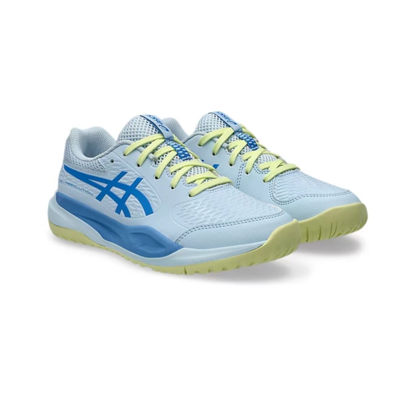 Giày Asics Gel Resution X GS 1044A081 - 401 Light Blue/Blue Coast