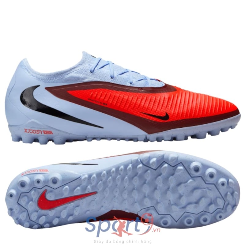 Nike Phantom 6 Low Pro TF - Xanh Tím/ Đỏ - HJ4123-400