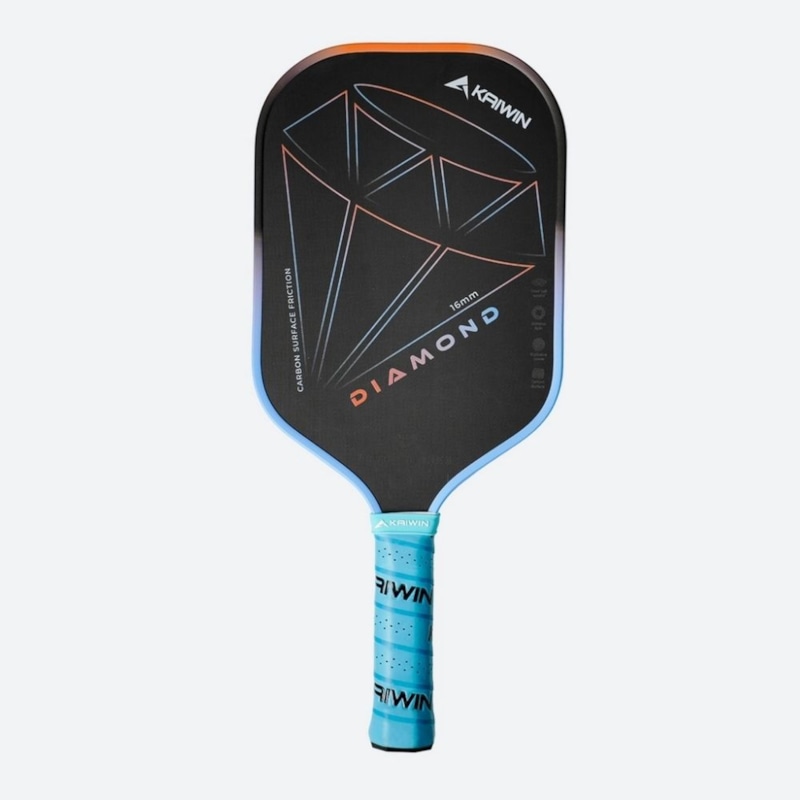 Vợt Pickleball Kaiwin Diamond K-Pro Series 16mm - Màu Cam/Xanh