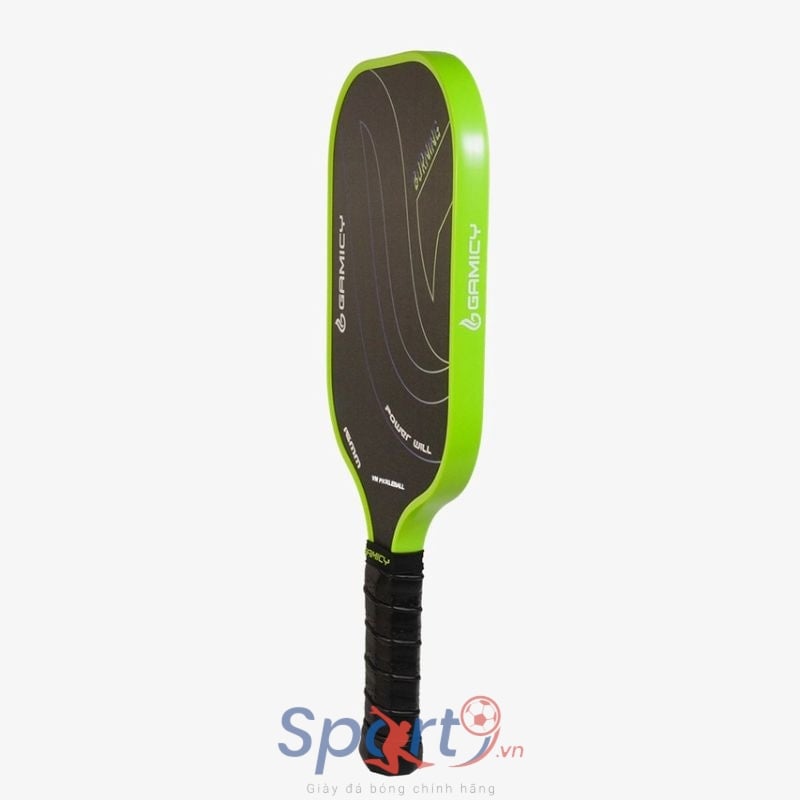 Vợt Pickleball Gamicy Burning T700 16mm - Màu Xanh chuối