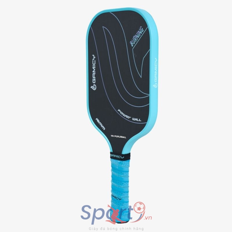 Vợt Pickleball Gamicy Burning T700 16mm- Màu Xanh Da