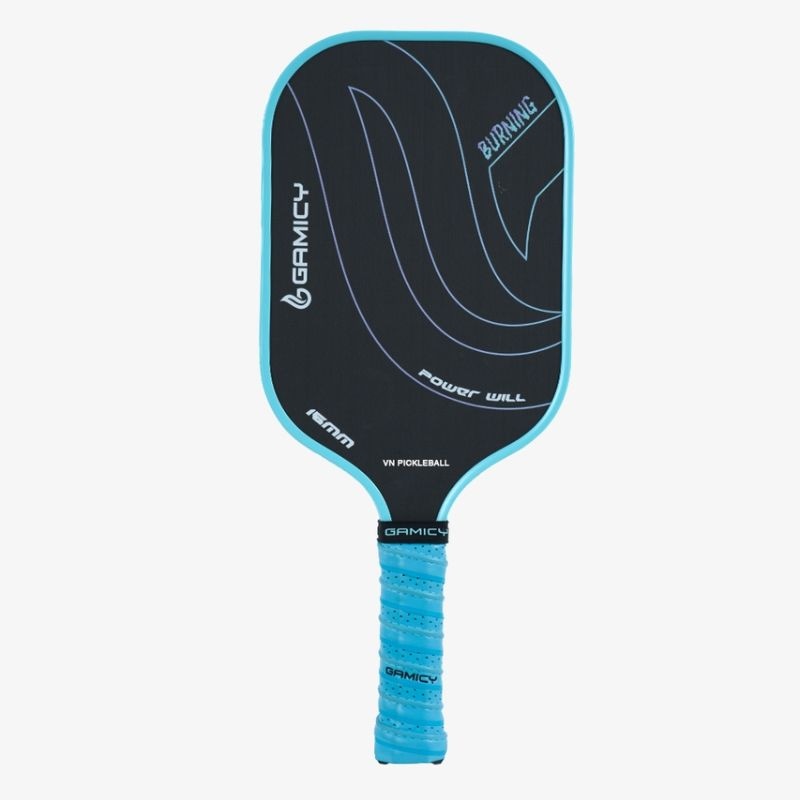 Vợt Pickleball Gamicy Burning T700 16mm- Màu Xanh Da