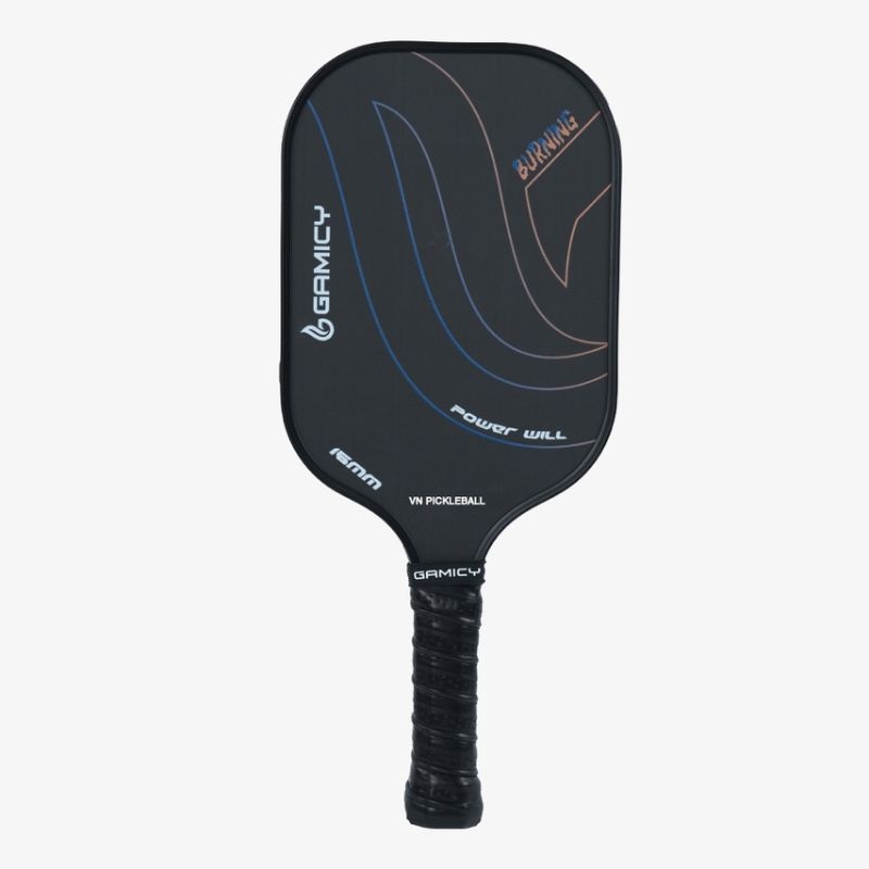 Vợt Pickleball Gamicy Burning T700 16mm - Màu Đen