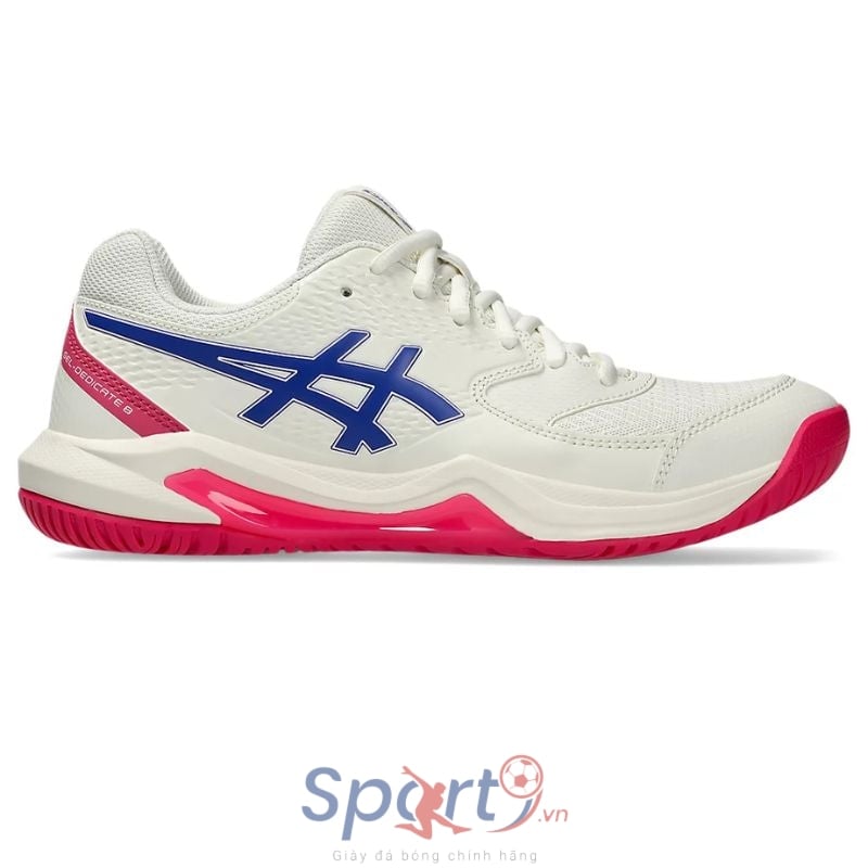 Giày Asics Gel Dedicate 8 wide - 1042A235-105 - Cream/Dark Cobalt