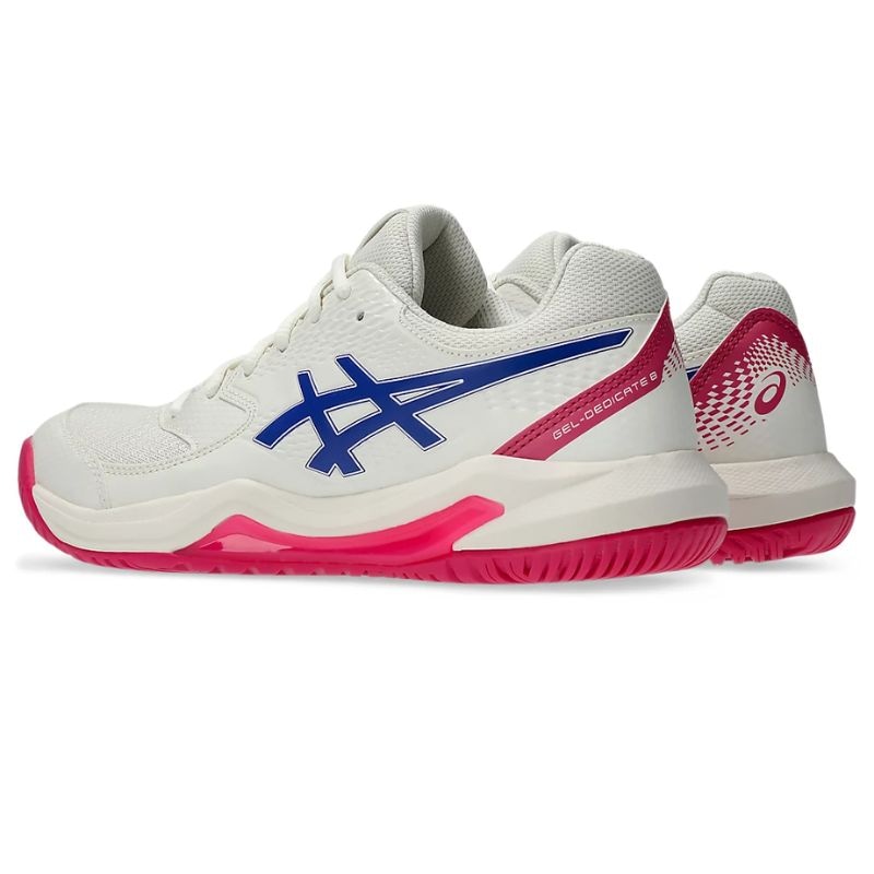 Giày Asics Gel Dedicate 8 wide - 1042A235-105 - Cream/Dark Cobalt