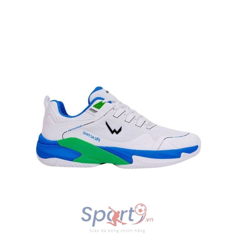 Giày Pickleball Wika Ruta Quang Dương - Trắng/Xanh
