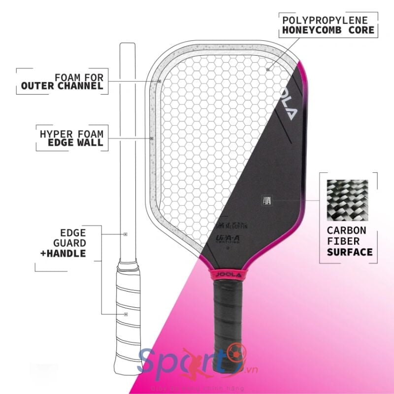Vợt Pickleball Joola Tyson McGuffin Magnus 3S 16mm 