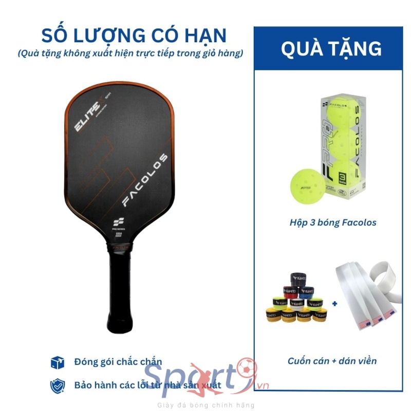 Vợt Pickleball Facolos Elite X Series - Orange