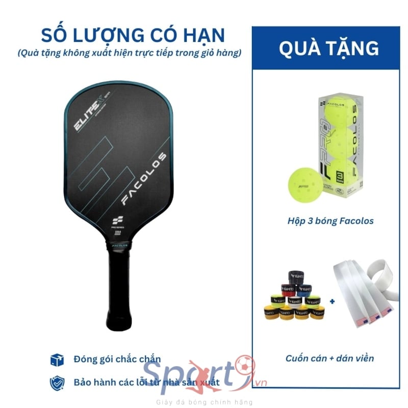 Vợt Pickleball Facolos Elite X Series -  Blue