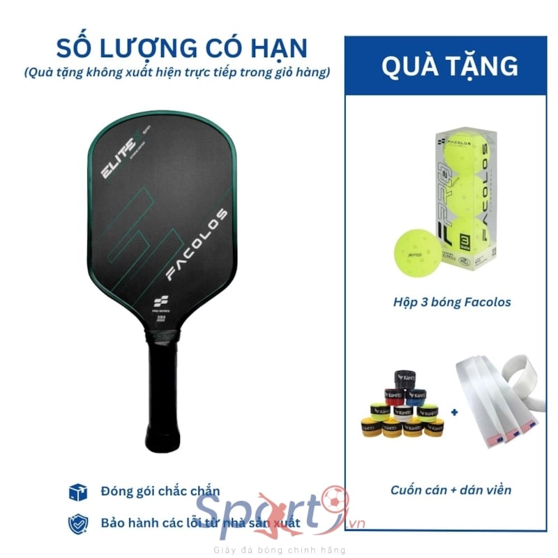 Vợt Pickleball Facolos Elite X Series - Green