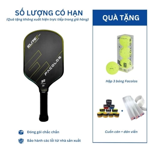 Vợt Pickleball Facolos Elite X Series 16mm - Neon