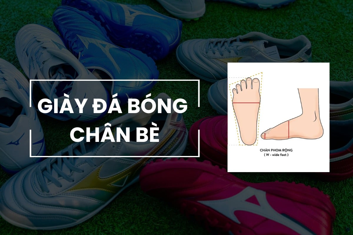 Giày đá bóng chân thon