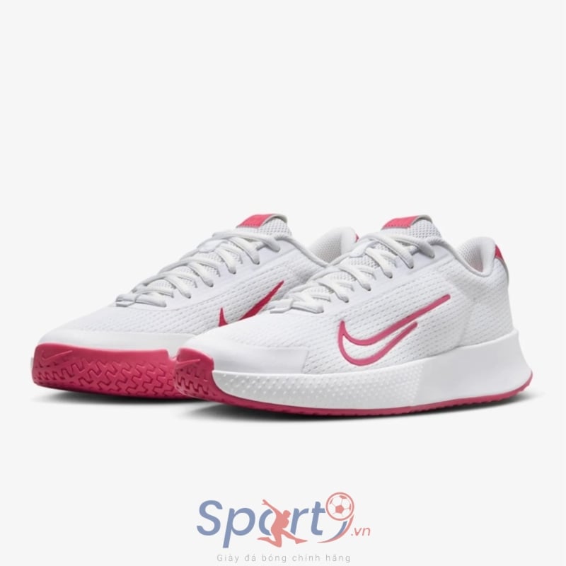 Nike Court Vapor Lite 2 HC - DV2019-108 - Màu Trắng/Hồng