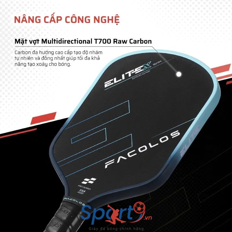 Vợt Pickleball Facolos Elite X Series - Green