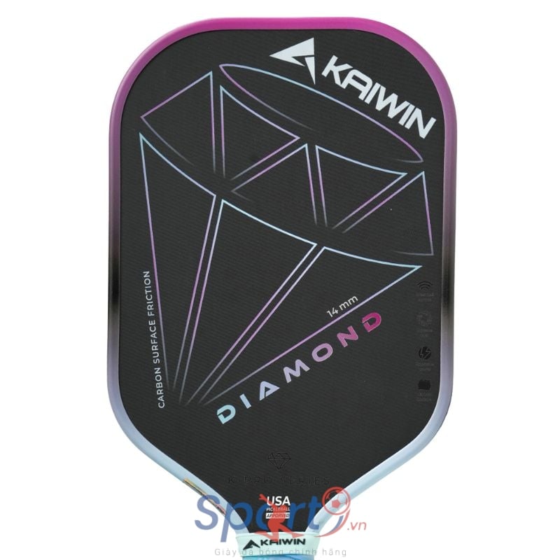 Vợt Pickleball Kaiwin Diamond K-Pro - Màu Xanh Ngọc