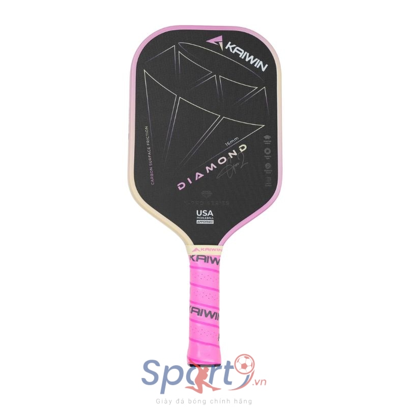 Vợt Pickleball Kaiwin Diamond Gen 2 - Màu Hồng