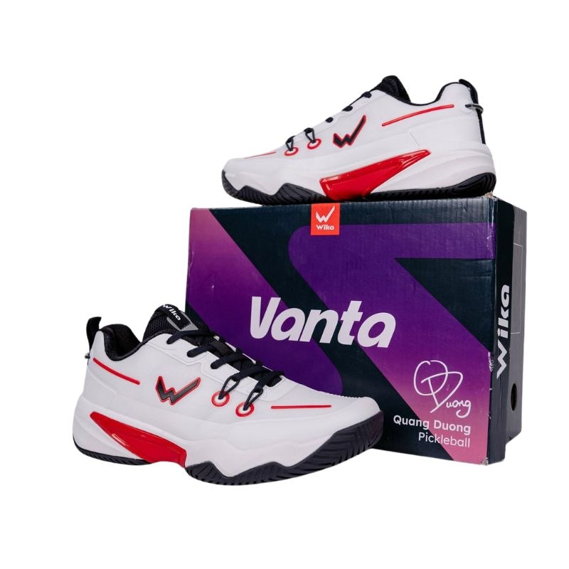 Giày Pickleball Wika Vanta x Quang Dương - Màu Trắng Navy